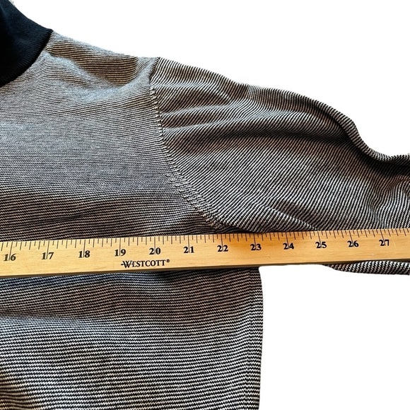 Daniel Bishop Collection Navy Trim-Zipup Cardigan sweater-100% Cotton-Size Large - Picture 10 of 15